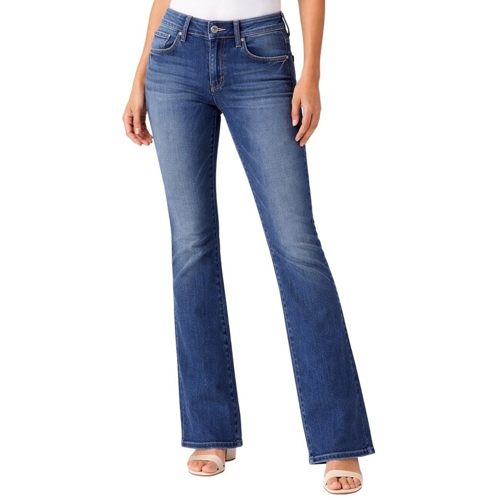 TRUE RELIGION BOBBI JEANS PINK STITCHING WOMEN SIZE 32 LOW RISE WIDE LEG BAGGY